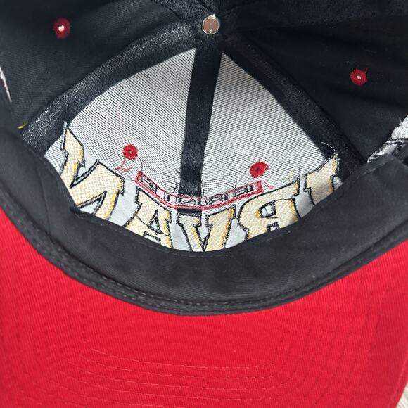Vintage Ernie‎ Irvan NASCAR Hat Snapback Black Red Racing KC Cap - Picture 5 of 9
